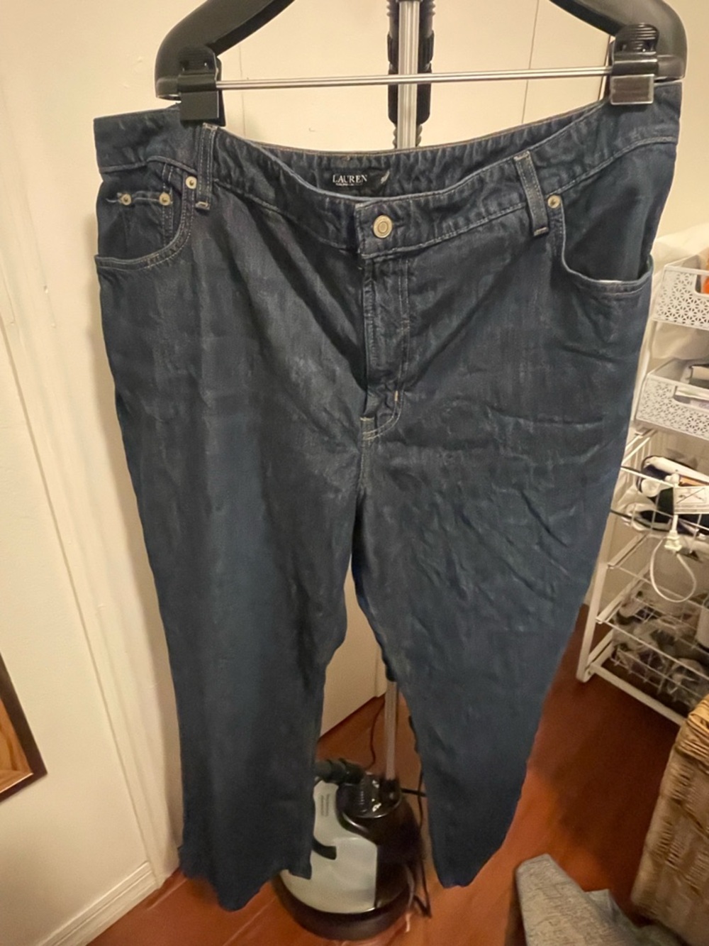 Lauren Ralph Lauren Dark Blue Denim Sz:20W